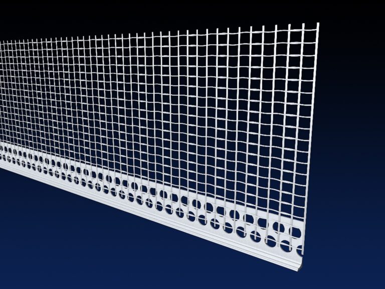 Close up rendered product image of 6mm mesh stop beads, on black and navy gradient background